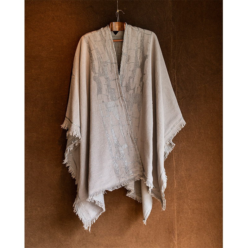 Ruana Shincal Gris
