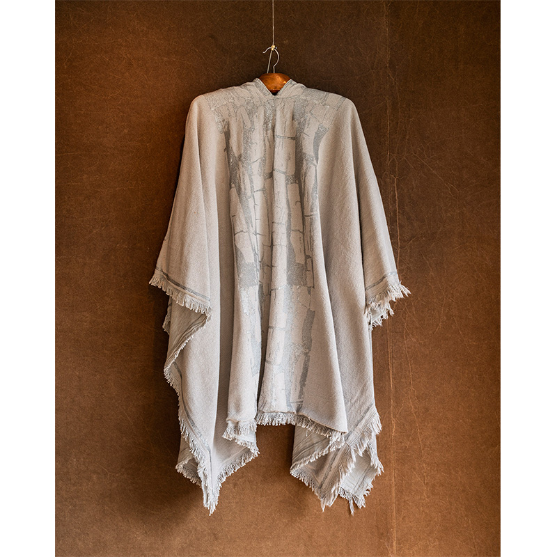 Ruana Shincal Gris