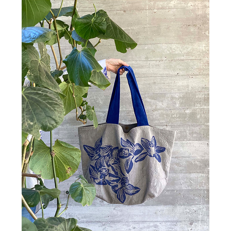 Bolso Orquideas Blue