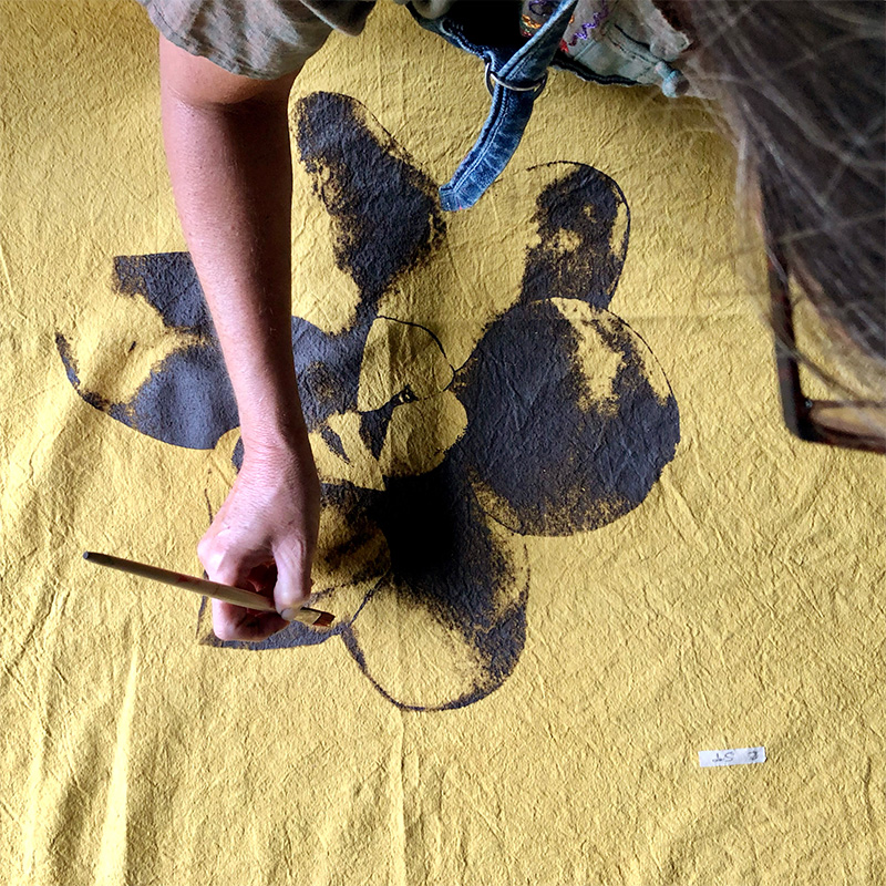 Mantel magnolia otoño