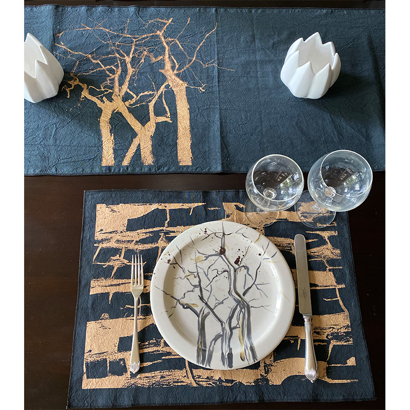 Individuales + servilletas shincal noche